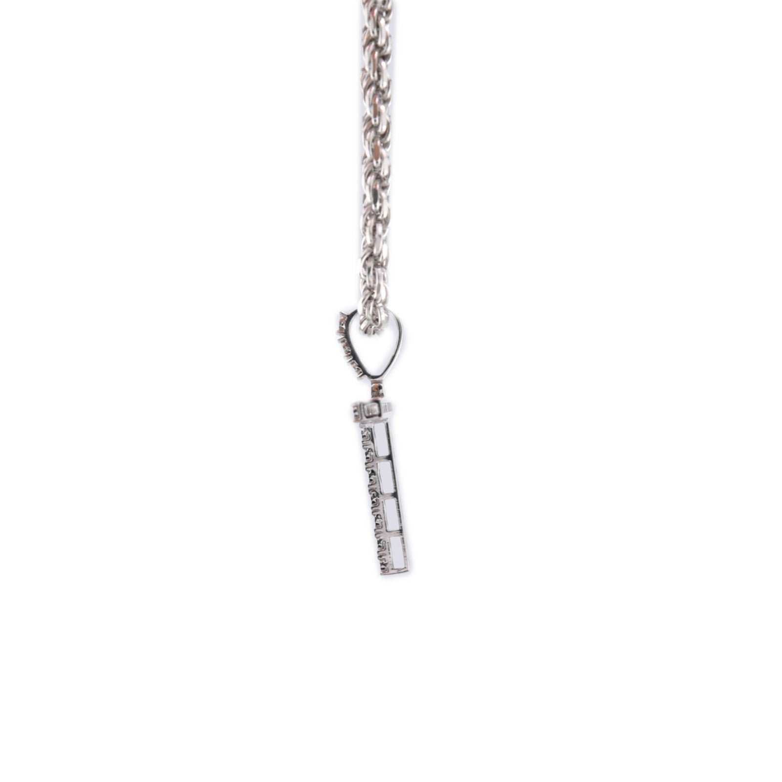 925 Silver Natural 0.15 CTW Diamond Initial Alphabet "T" Pendant 2g Unisex Charm - Elite Jewelers - Charms & Pendants