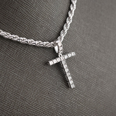 925 Silver Natural 0.15 CTW Diamond Initial Alphabet "T" Pendant 2g Unisex Charm - Elite Jewelers - Charms & Pendants