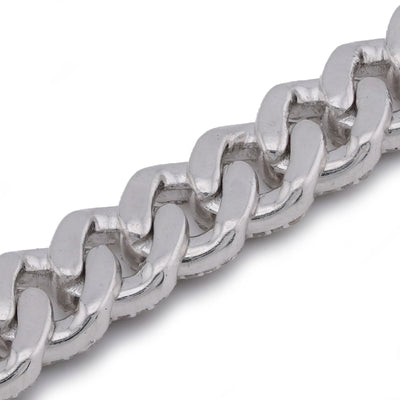 925 SS 2.625CT Natural Diamond Cuban Link 6MM 8" Men Women Bracelet - Elite Jewelers-Bracelets