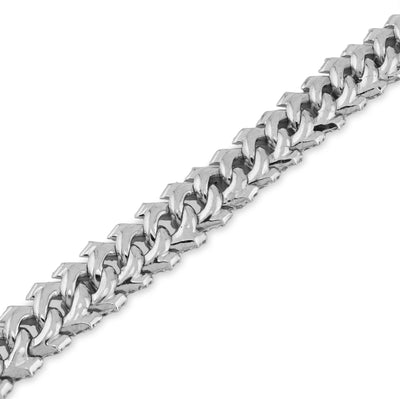 925 SS 3.83CT Snake Cuban Link 8.5MM Natural Diamond Men 8" Bracelet - Elite Jewelers - Bracelets