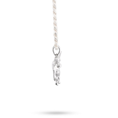 925 Sterling Silver 0.25CTW Natural Diamond Angel Cherub Pendant 4.6gms Charm - Elite Jewelers - Charms & Pendants