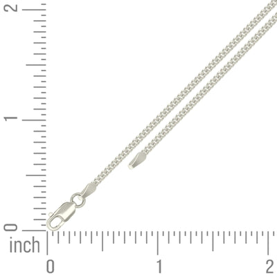 925 Sterling Silver Solid Miami Cuban Chain Unisex 2MM 22 Inch 6.5g Necklace - Elite Jewelers - Necklaces & Chains