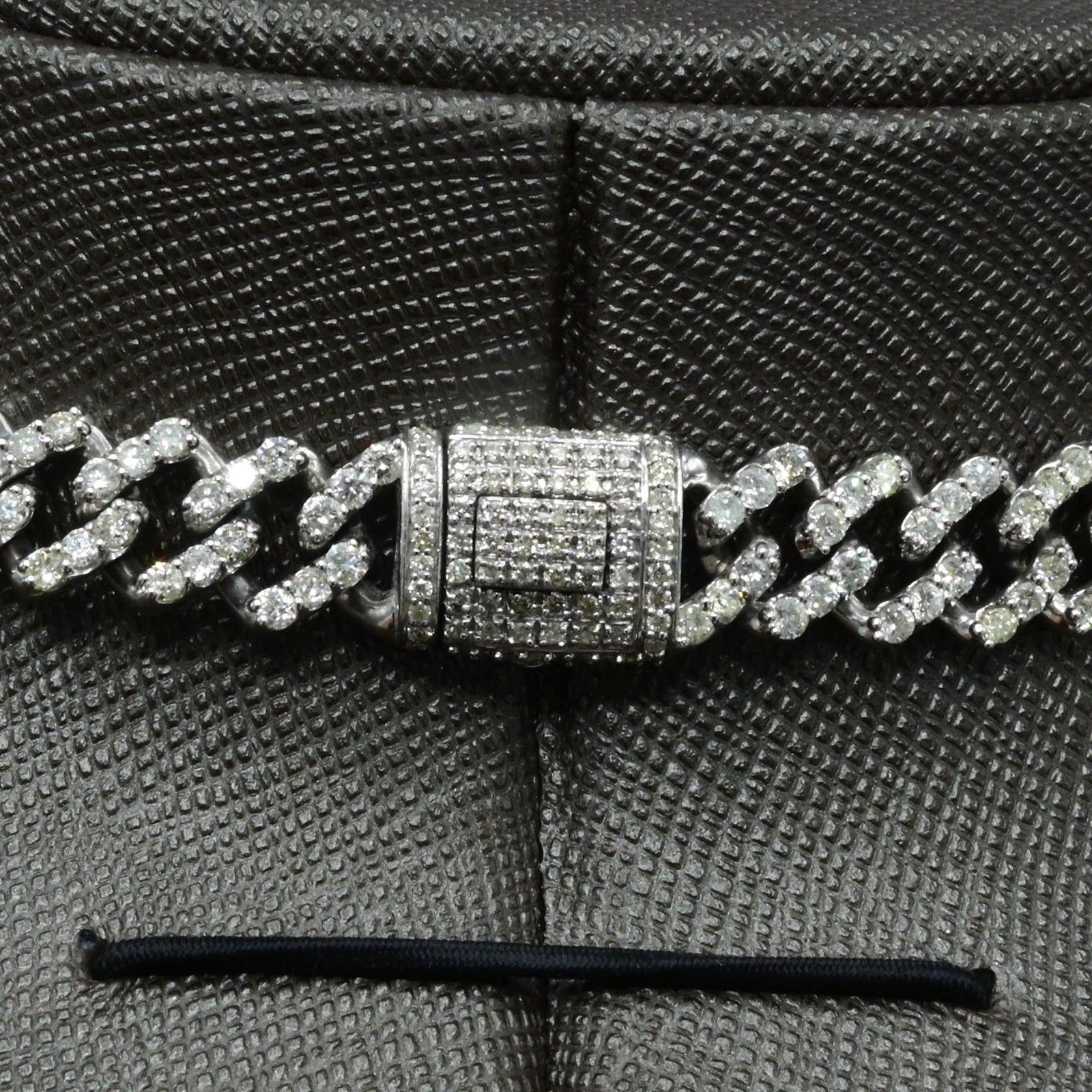 9MM 10k White Gold 18CTW Natural Diamond Cuban Chain 54.1g 22 Inches Necklace - Elite Jewelers - Necklaces & Chains