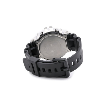G-Shock DW6900U Diamond Iced Out Two Tone 4.60 CTW Rose Gold and White Bezel Watch