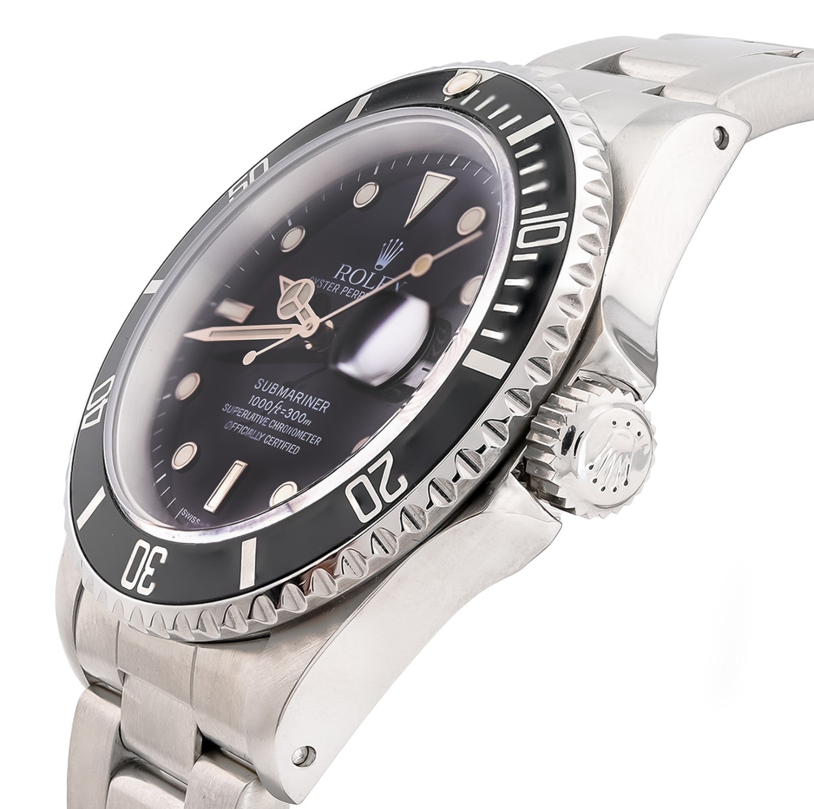 All Factory 40MM Rolex Submariner Stainless OysterSteel Black Face Mens Watch - Elite Jewelers - Luxury Watch