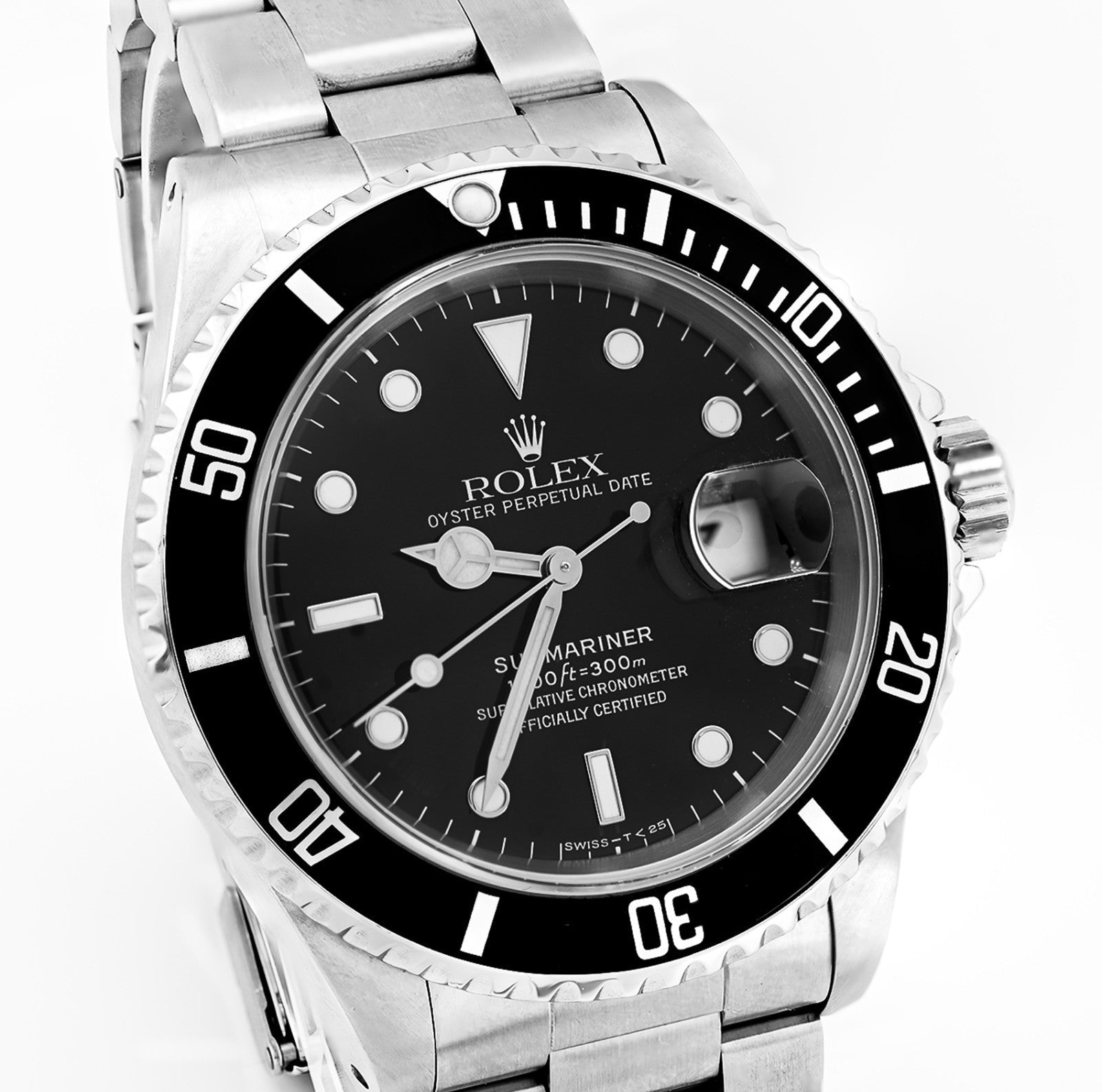 All Factory 40MM Rolex Submariner Stainless OysterSteel Black Face Mens Watch - Elite Jewelers - Luxury Watch