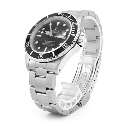 All Factory 40MM Rolex Submariner Stainless OysterSteel Black Face Mens Watch - Elite Jewelers - Luxury Watch