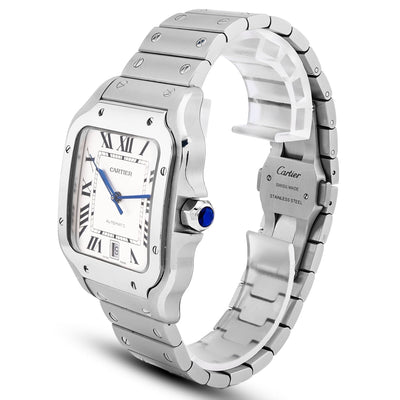 Cartier Santos 40MM 2023 All original Box and Papers - Elite Jewelers - Luxury Watch