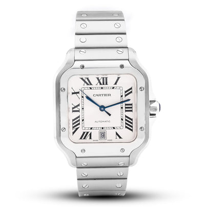 Cartier Santos 40MM 2023 All original Box and Papers - Elite Jewelers - Luxury Watch
