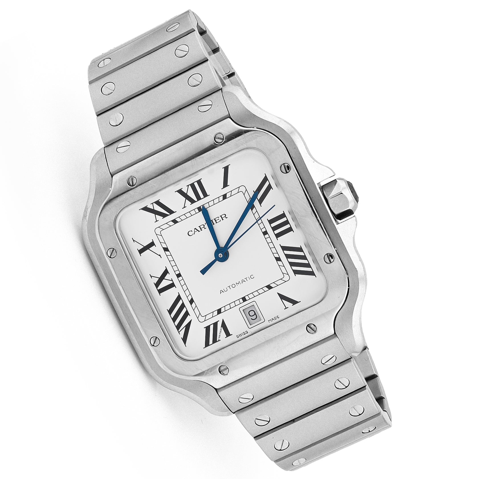 Cartier Santos 40MM 2023 All original Box and Papers - Elite Jewelers - Luxury Watch