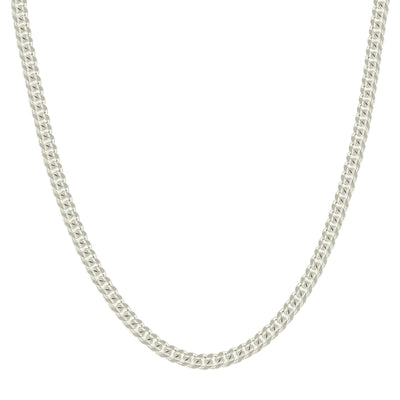 Classic 925 Sterling Silver Solid Miami Cuban Chain 2.5MM 20 Inch 10g Necklace - Elite Jewelers - Necklaces & Chains