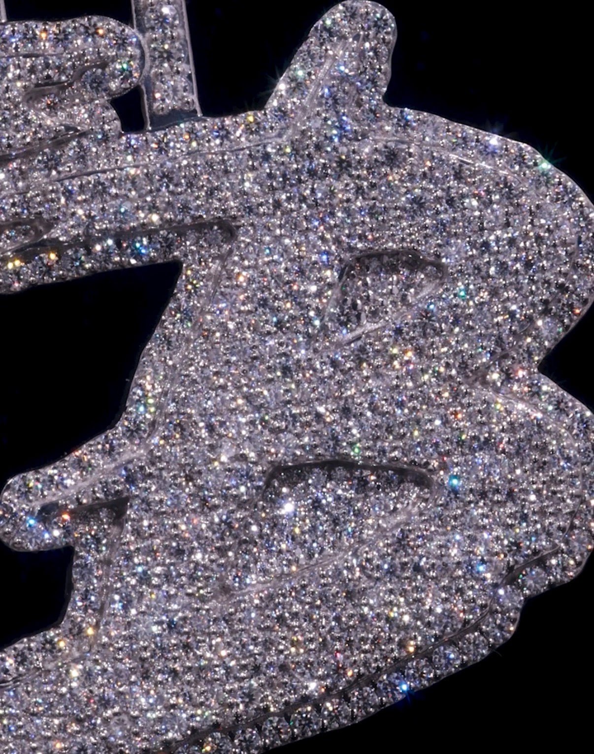 Custom Diamond Initials Pendant (TB) - Elite Jewelers - Custom Jewelry