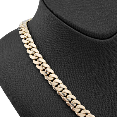 For Mens 10MM Real 10k Yellow Gold Cuban Chain 150grams 22 Inch Necklace - Elite Jewelers - Necklaces & Chains
