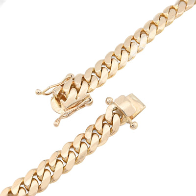 For Mens 10MM Real 10k Yellow Gold Cuban Chain 150grams 22 Inch Necklace - Elite Jewelers - Necklaces & Chains