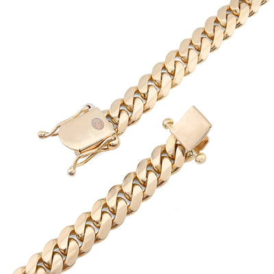 For Mens 10MM Real 10k Yellow Gold Cuban Chain 150grams 22 Inch Necklace - Elite Jewelers - Necklaces & Chains