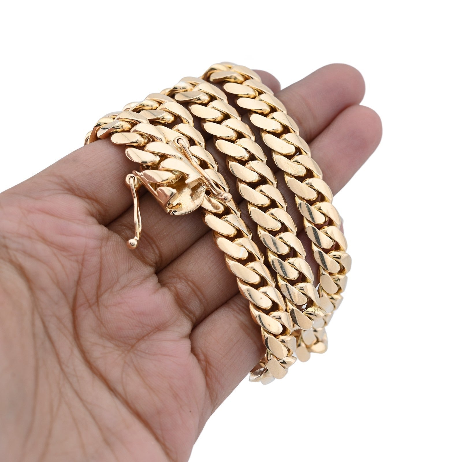 For Mens 10MM Real 10k Yellow Gold Cuban Chain 150grams 22 Inch Necklace - Elite Jewelers - Necklaces & Chains