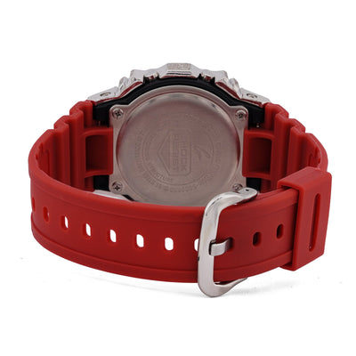 G-Shock DW-5600 4.50CT Natural Diamond White Bezel All Red Watch - Elite Jewelers-Luxury Watch