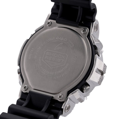 G-Shock DW-6900 3.5CT Natural Diamond White Chrome Heart Cross Watch - Elite Jewelers-Luxury Watch