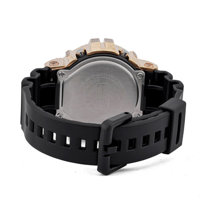 G-Shock DW-6900 4.6CT Natural Diamond Yellow Bezel All Black Watch - Elite Jewelers-Luxury Watch