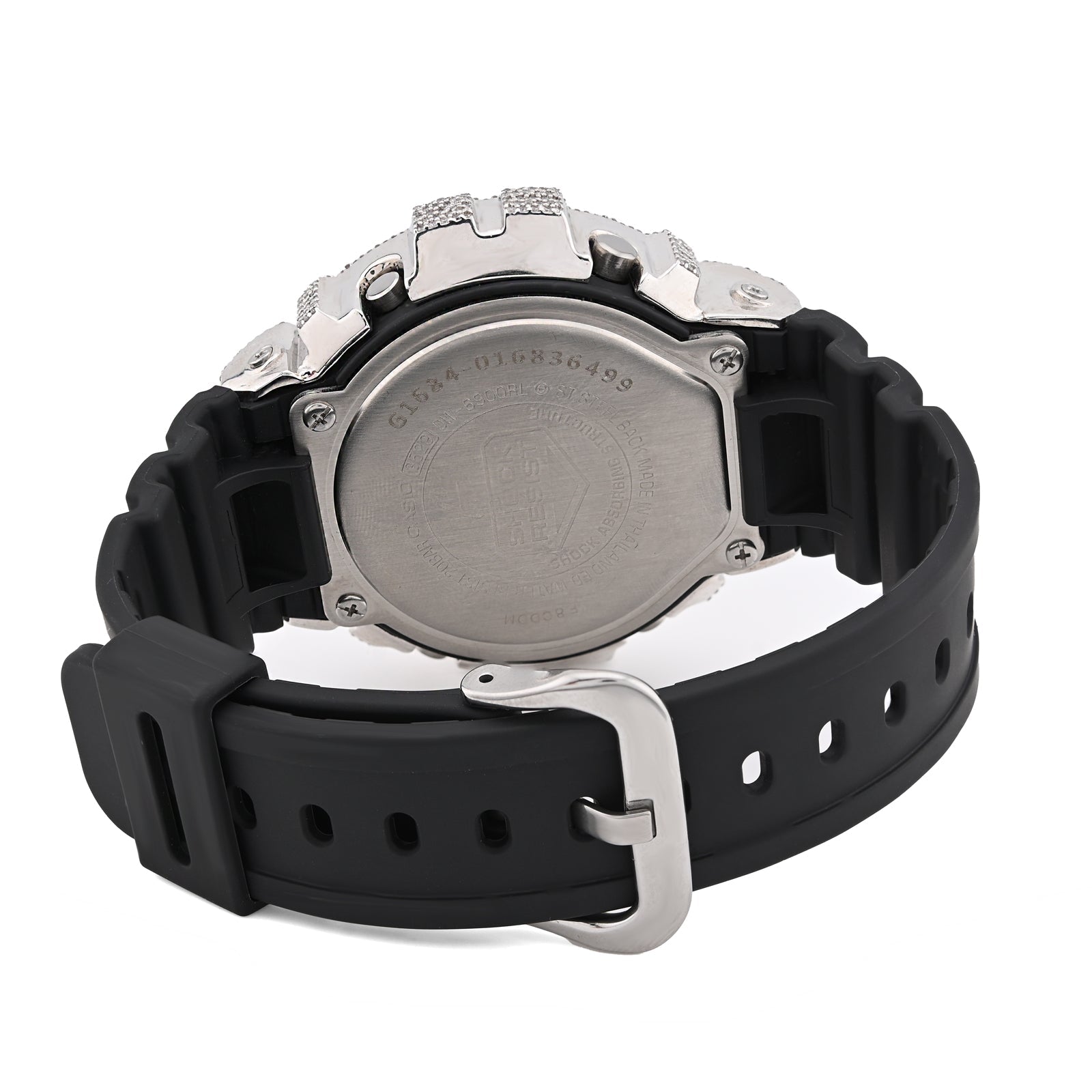 G - Shock DW - 6900RL 3.00 CTW Rose & White Diamond Bezel Iced Out Watch - Elite Jewelers - Luxury Watch