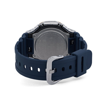G-Shock GA2100 4.6CT Natural Diamond Two-Tone Yellow/White Blue Band Watch - Elite Jewelers-Luxury Watch