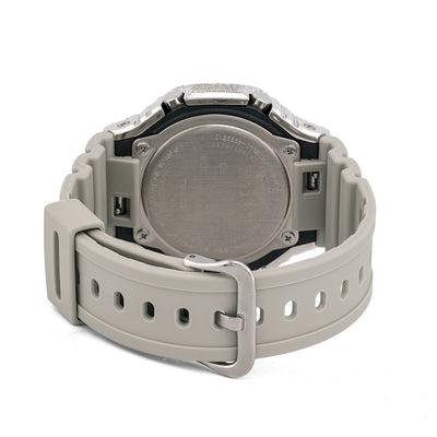 G-Shock GA2100 4.6CT Natural Diamond White Bezel Gray Band Watch - Elite Jewelers-Luxury Watch