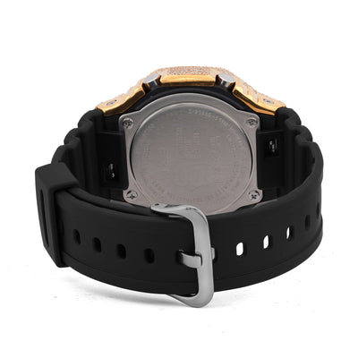 G-Shock GA2100 4.6CT Natural Diamond Yellow Bezel Yellow Dial Watch - Elite Jewelers-Luxury Watch