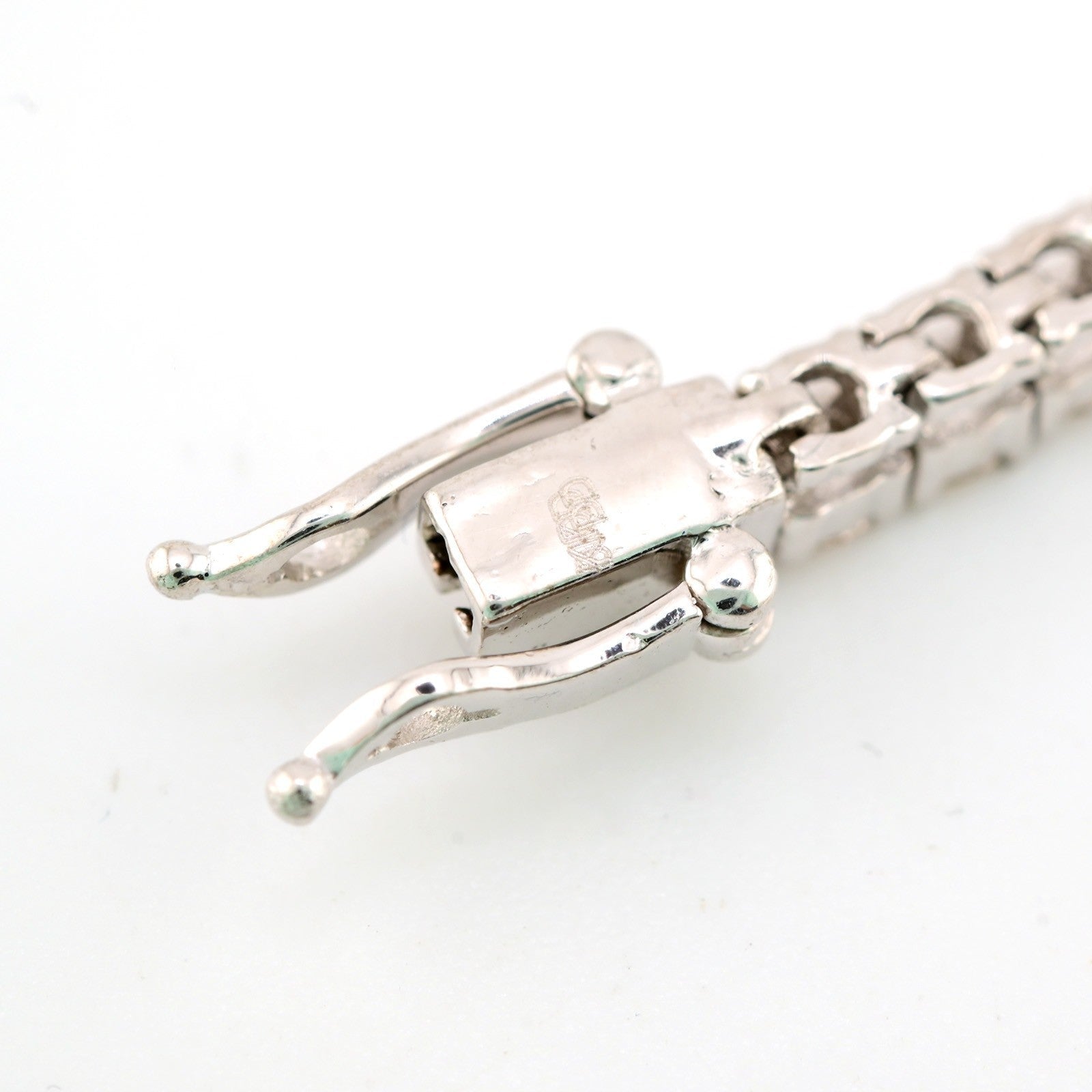 Men 3MM 10k White Gold 11.2g 5.5CTW Natural Round Diamond Tennis Bracelet 7 Inch - Elite Jewelers - Bracelets