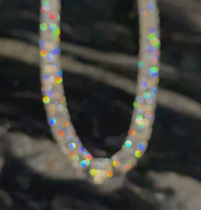 10KT Yellow Gold 21 CTW Natural Diamond VS Baguette Tennis Chain 21" Necklace