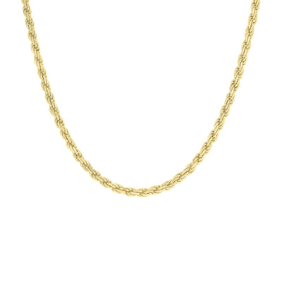 Pure 10k Stamp Yellow Gold 3mm Diamond Cut Rope Bracelet Men Women 8" Anklet - Elite Jewelers - Bracelets