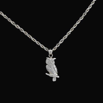 Pure 10k Yellow Gold Owl Charm 1.2gms Animal Classic Pendant For Mens Womens - Elite Jewelers - Charms & Pendants