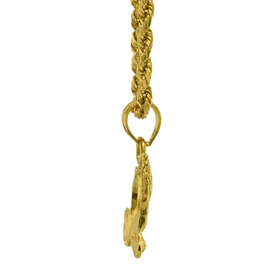 Pure 10k Yellow Gold Religious Praying Hands Pendant 1.1g Unisex Charm - Elite Jewelers - Charms & Pendants