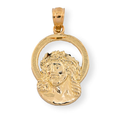 Pure 10k Yellow Gold Womens Jesus Pendant Religious 0.9g Charm - Elite Jewelers - Charms & Pendants