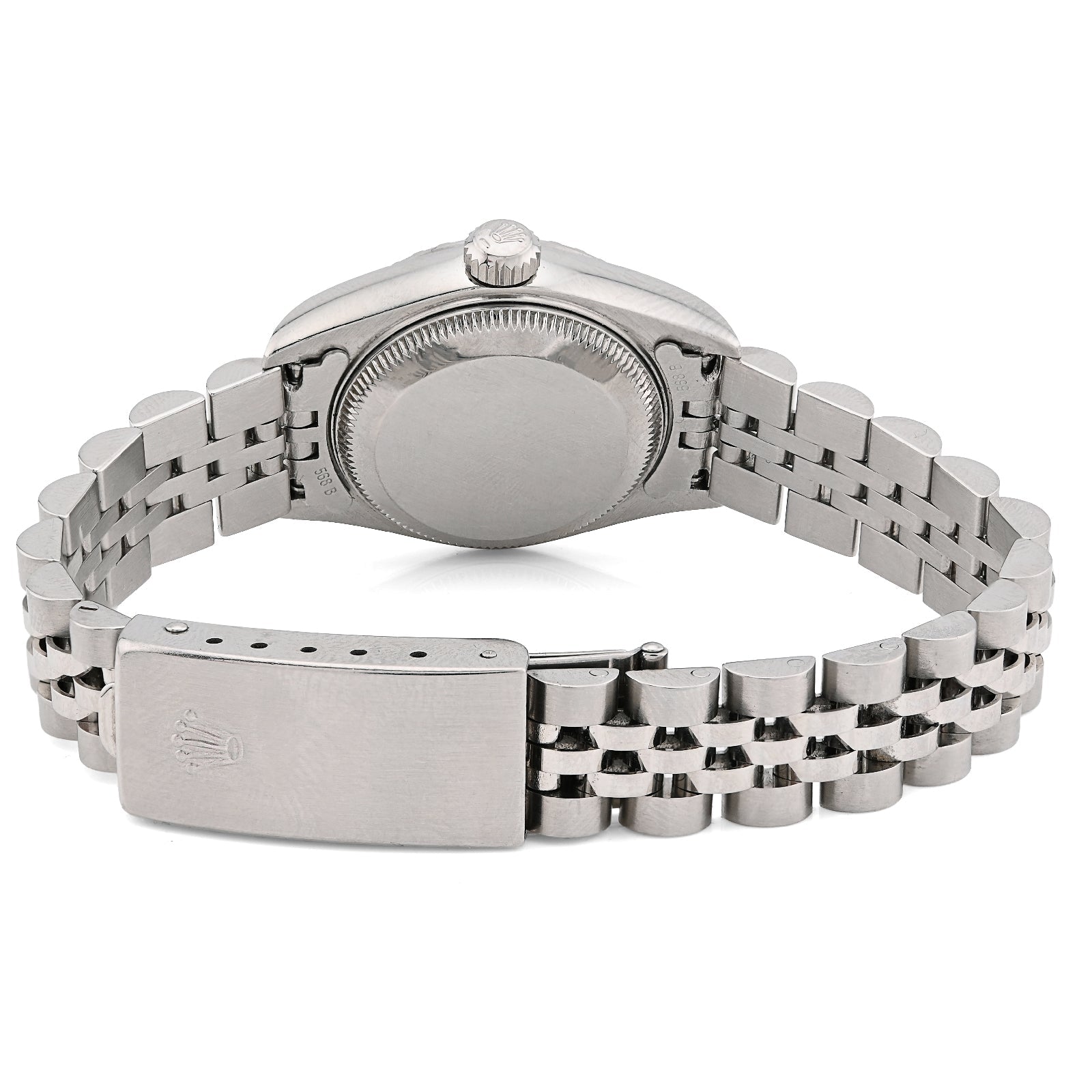 Rolex 26MM Datejust All Steel Engine Turned Bezel Silver Index Dial Women Watch M:79240 - Elite Jewelers - Luxury Watch