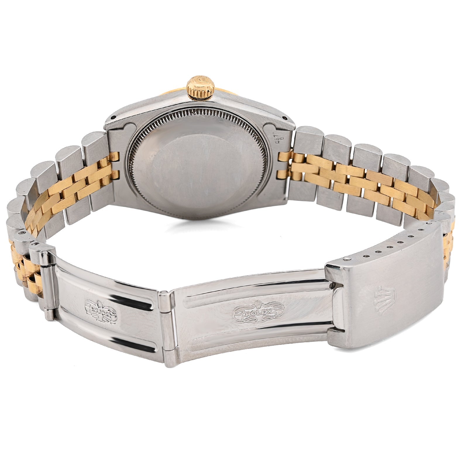 Rolex 26MM DateJust Two Tone Jubilee 18K & SS Champagne Face Fluted Bezel Watch - Elite Jewelers - Luxury Watch