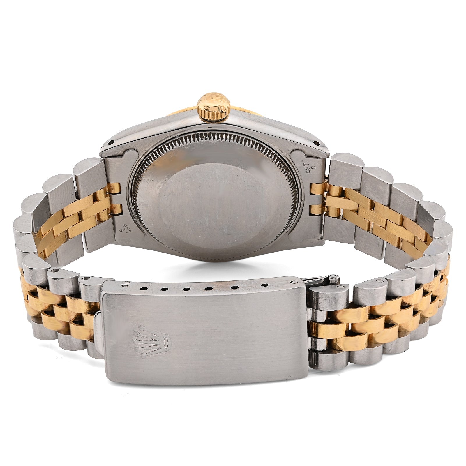 Rolex 26MM DateJust Two Tone Jubilee 18K & SS Champagne Face Fluted Bezel Watch - Elite Jewelers - Luxury Watch