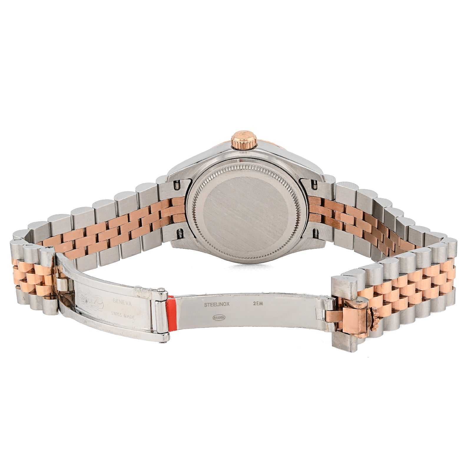 Rolex 28MM Datejust 1CT Natural Diamond Dial/Bezel MOP Face 2 Tone Rose Hidden Clasp Jubilee Watch - Elite Jewelers - Luxury Watch