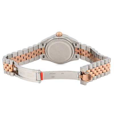 Rolex 28MM Datejust 1CT Natural Diamond Dial/Bezel MOP Face 2 Tone Rose Hidden Clasp Jubilee Watch - Elite Jewelers - Luxury Watch