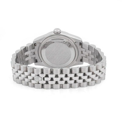 Rolex 31MM Datejust All white Diamond Bezel/Dial White MOP Face Jubilee Band Watch - Elite Jewelers-Luxury Watch