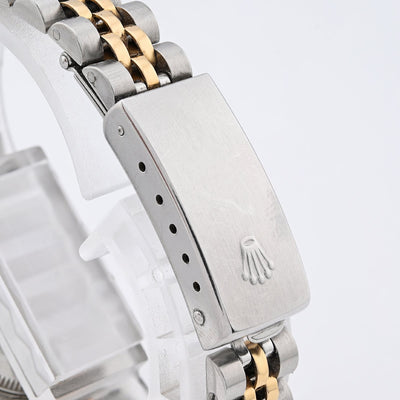 Rolex 31MM Datejust Two Tone 18k Gold & SS Fluted Bezel Champagne Face 68273 Watch - Elite Jewelers - Luxury Watch