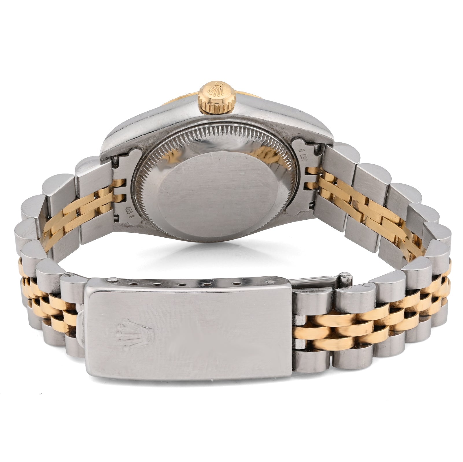 Rolex 31MM Datejust Two Tone 18k Gold & SS Fluted Bezel Champagne Face 68273 Watch - Elite Jewelers - Luxury Watch