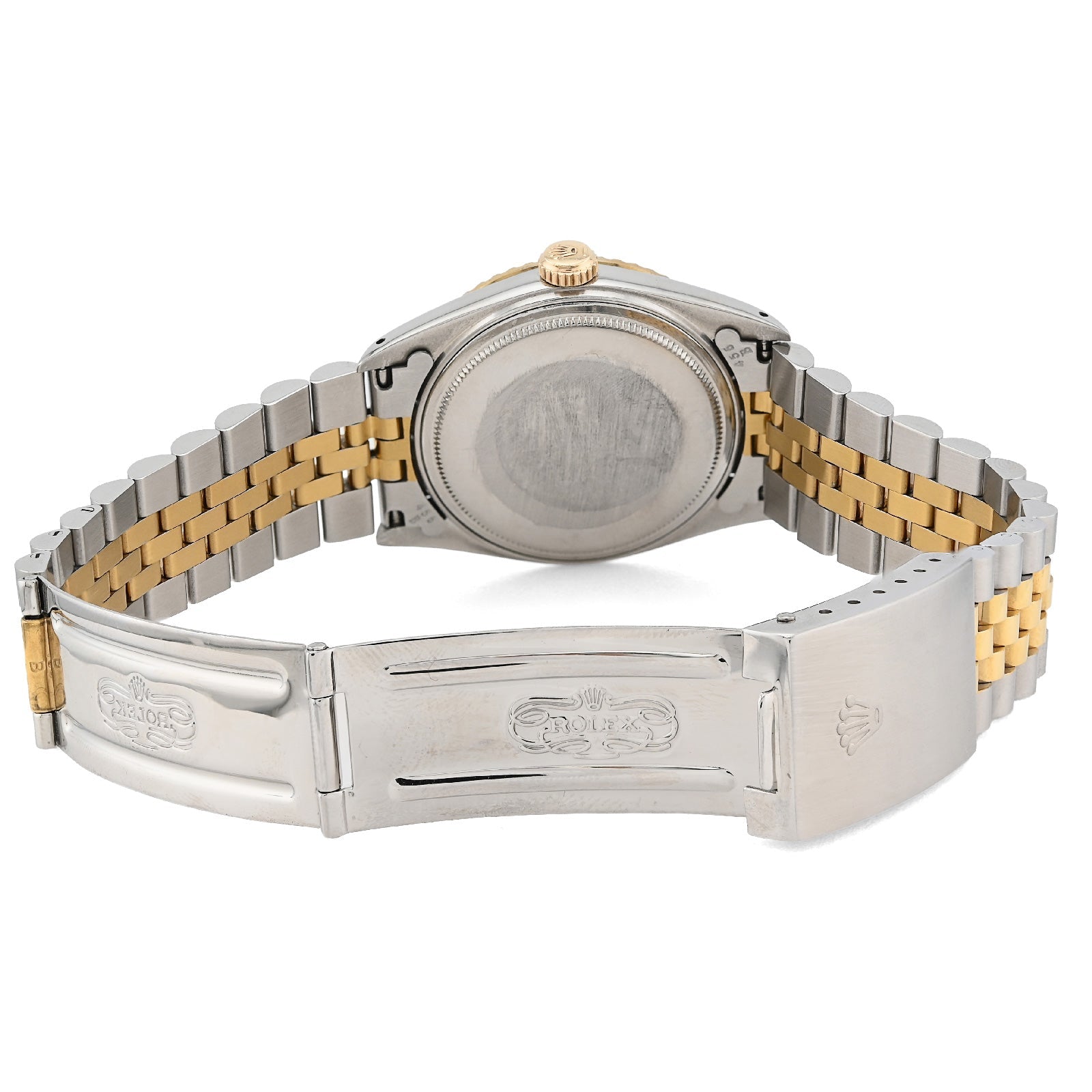 Rolex 36MM Datejust 1.5CT Natural Diamond Dial/Bezel Burgundy 2 Tone Jubilee Men Women Watch 16013 - Elite Jewelers - Luxury Watch