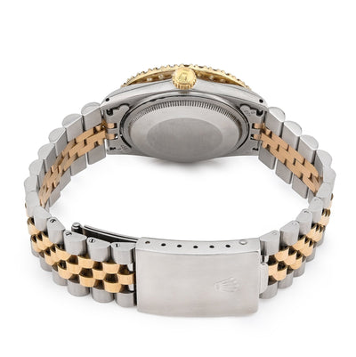 Rolex 36MM Datejust 2.5CTW Natural Diamond Bezel and Dial MOP Face 2 Tone Jubilee Band Watch - Elite Jewelers - Luxury Watch