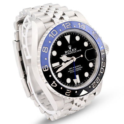 Rolex 40MM GMT - Master II BATGIRL 126710BLNR Jubilee 2022 FULL SET Box/Papers - Elite Jewelers - Luxury Watch