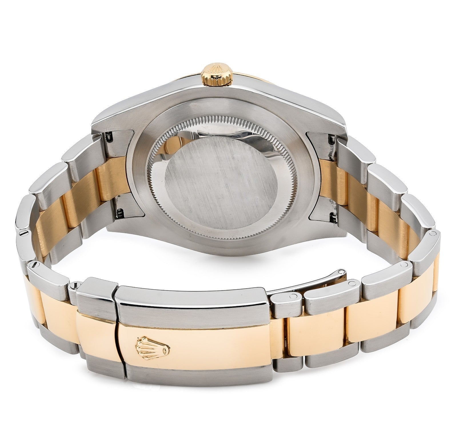 Rolex 41MM Datejust Oyster SS/18k Gold Champagne Dial Fluted Watch All Factory - Elite Jewelers - Luxury Watch