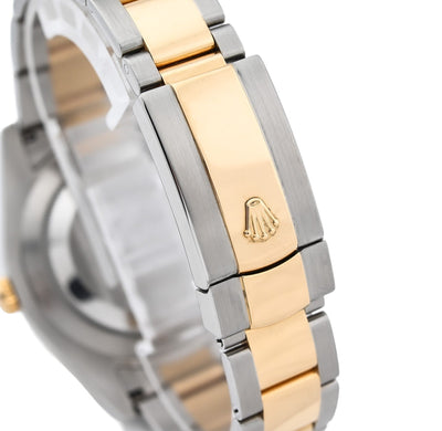 Rolex 41MM Datejust Oyster SS/18k Gold Champagne Dial Fluted Watch All Factory - Elite Jewelers - Luxury Watch