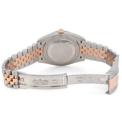 Rolex 41MM Datejust Sundust Diamond Dial 18K Everose & Steel Jubilee Band Box/Card Watch - Elite Jewelers - Luxury Watch