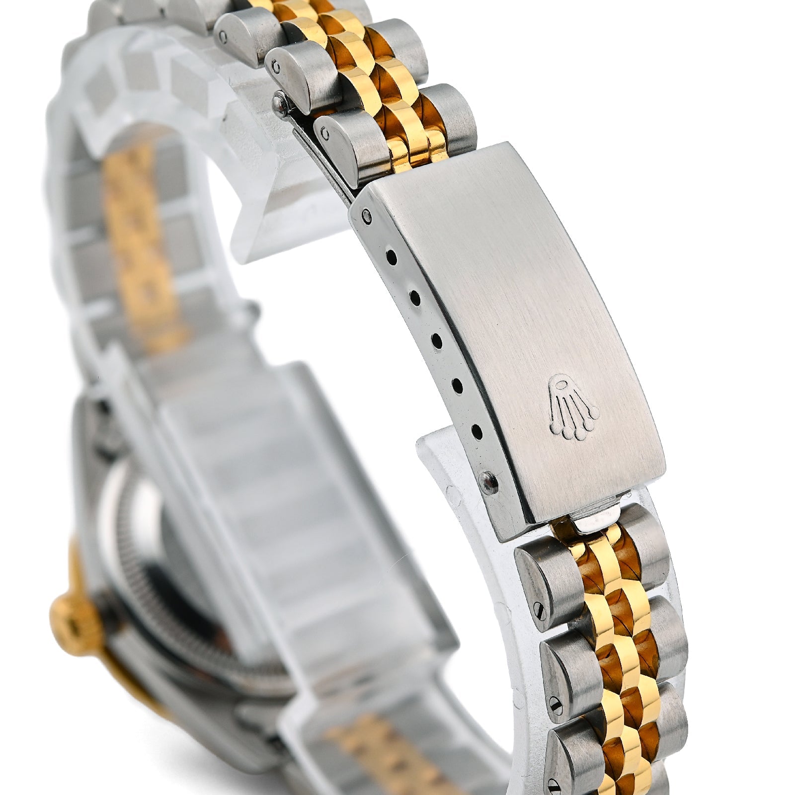 Rolex Datejust 26MM 1.5CT Green Face Natural Diamond Dial/Bezel Two Tone Jubilee Women Watch - Elite Jewelers - Luxury Watch