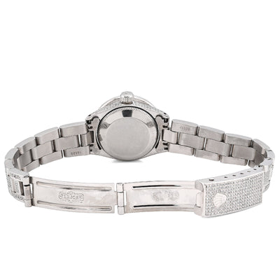 Rolex Datejust 26MM 9CT Natural Diamond Bussdown White Face Oyster Band Women Watch - Elite Jewelers - Luxury Watch