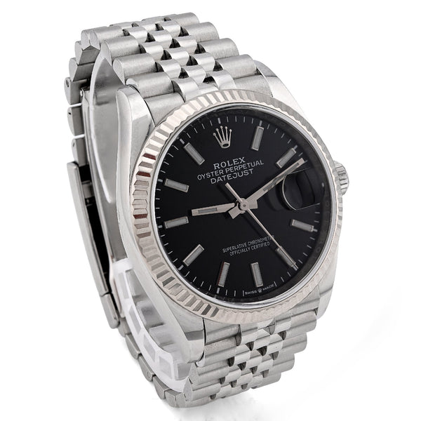 Rolex Datejust 36MM 18K White Gold & Oystersteel Jubilee Band 2020 Box/Papers Watch 126234 - Elite Jewelers - Luxury Watch